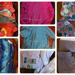 New & Like New 4T Girls Clothes Back to School Dresses Pants 6 T-shirts 1 is New